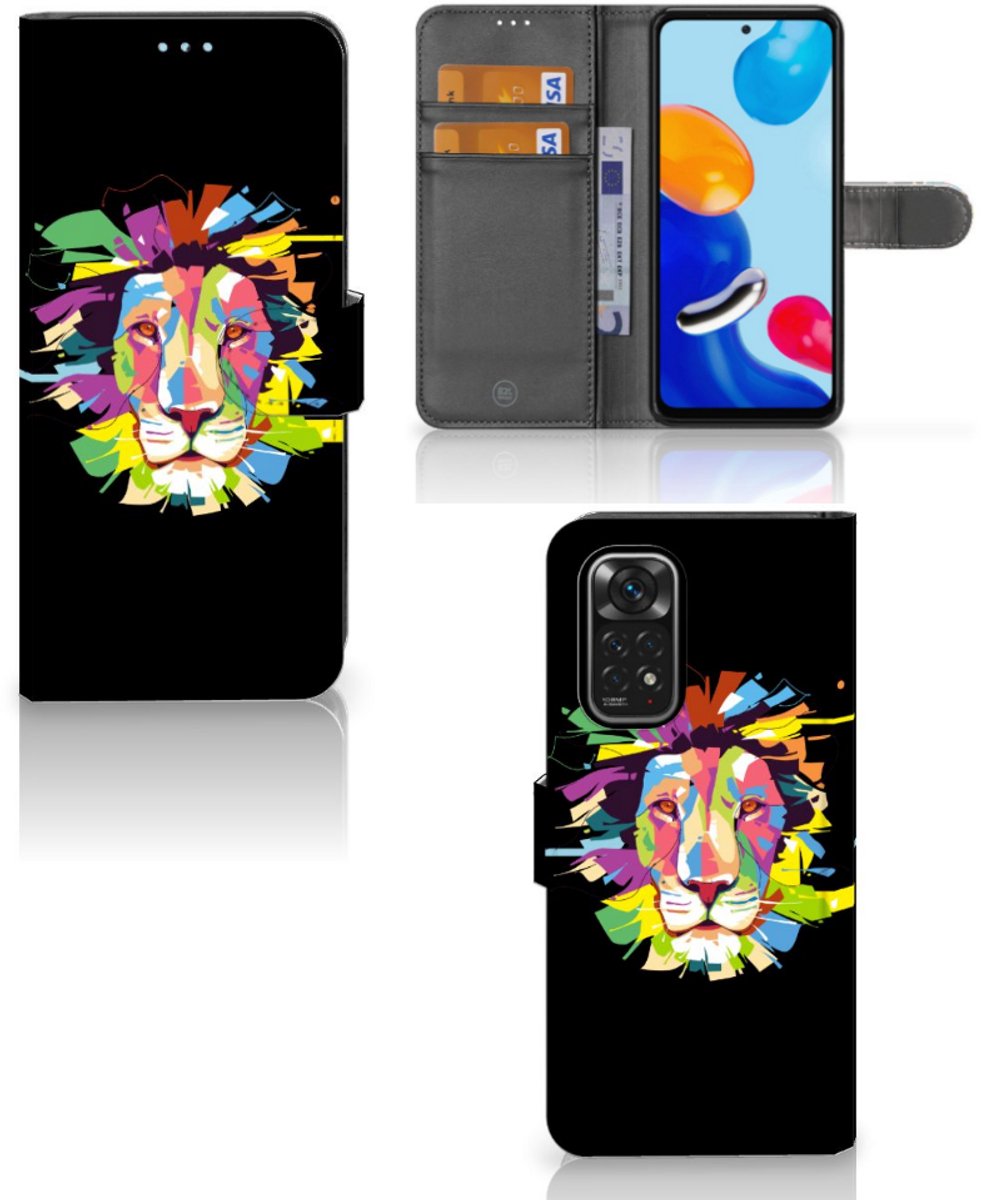 Xiaomi Redmi Note 11/11S Leuk Hoesje Lion Color