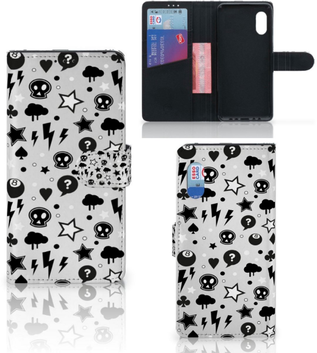 Telefoonhoesje met Naam Samsung Xcover Pro Silver Punk