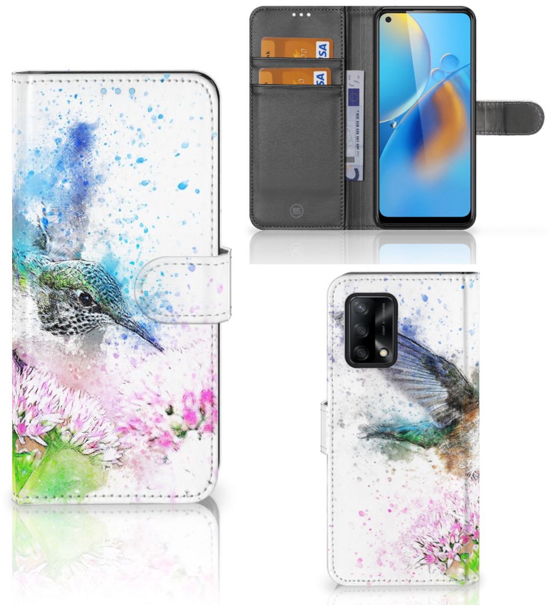 Hoesje OPPO A74 4G Vogel