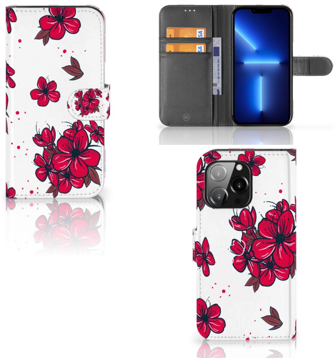 iPhone 13 Pro Hoesje Blossom Red