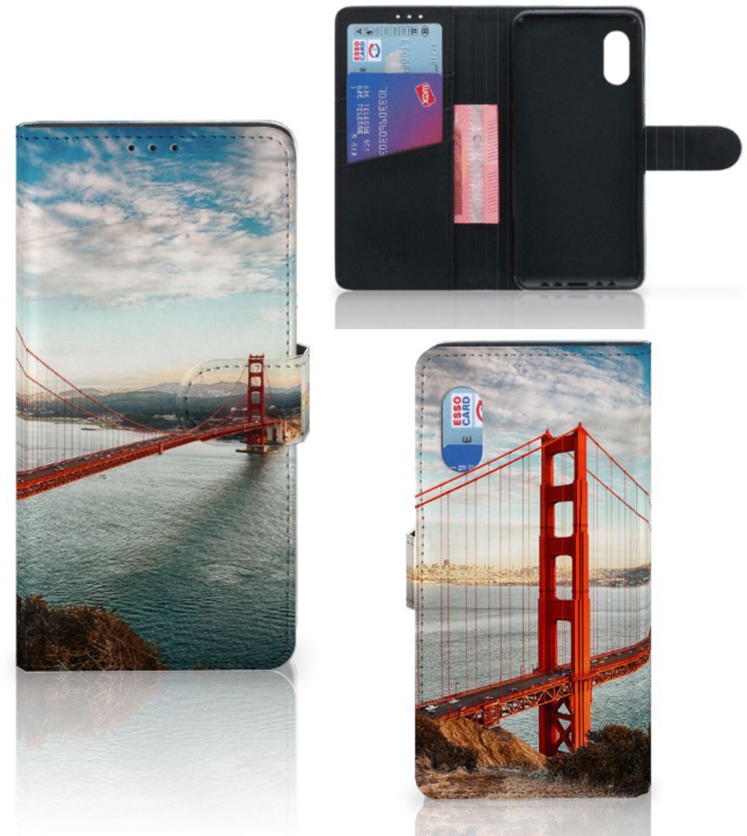 Samsung Xcover Pro Flip Cover Golden Gate Bridge