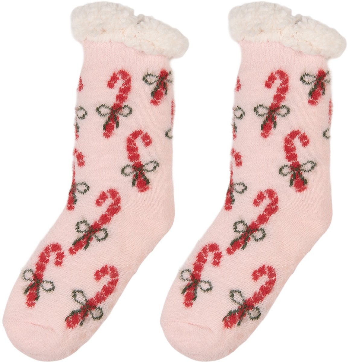 Clayre & Eef Kerstsokken one size Roze Synthetisch