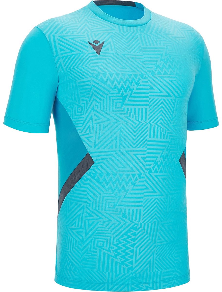 Macron Victory Shedir Shirt Korte Mouw Heren - Hemelsblauw / Antraciet | Maat: M