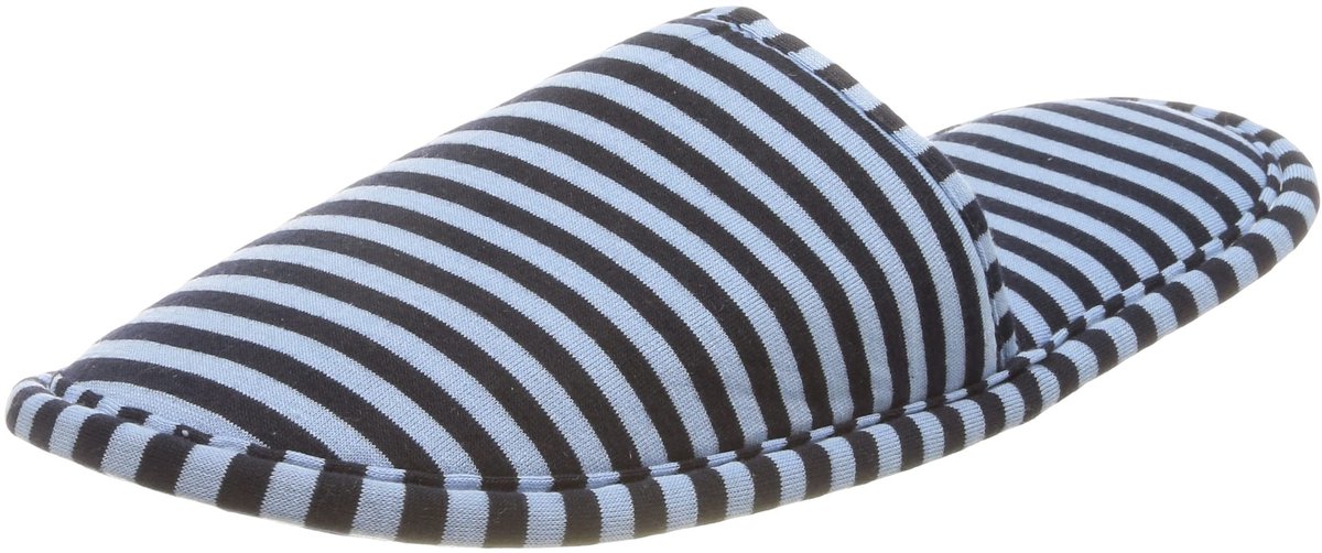 Cosensi - Travel Slippers - Vouwbare Slippers - Luxe Comfort - Nautical Blue - Wasbare Slippers - Ideaal voor Thuis en Reis - Striped Design