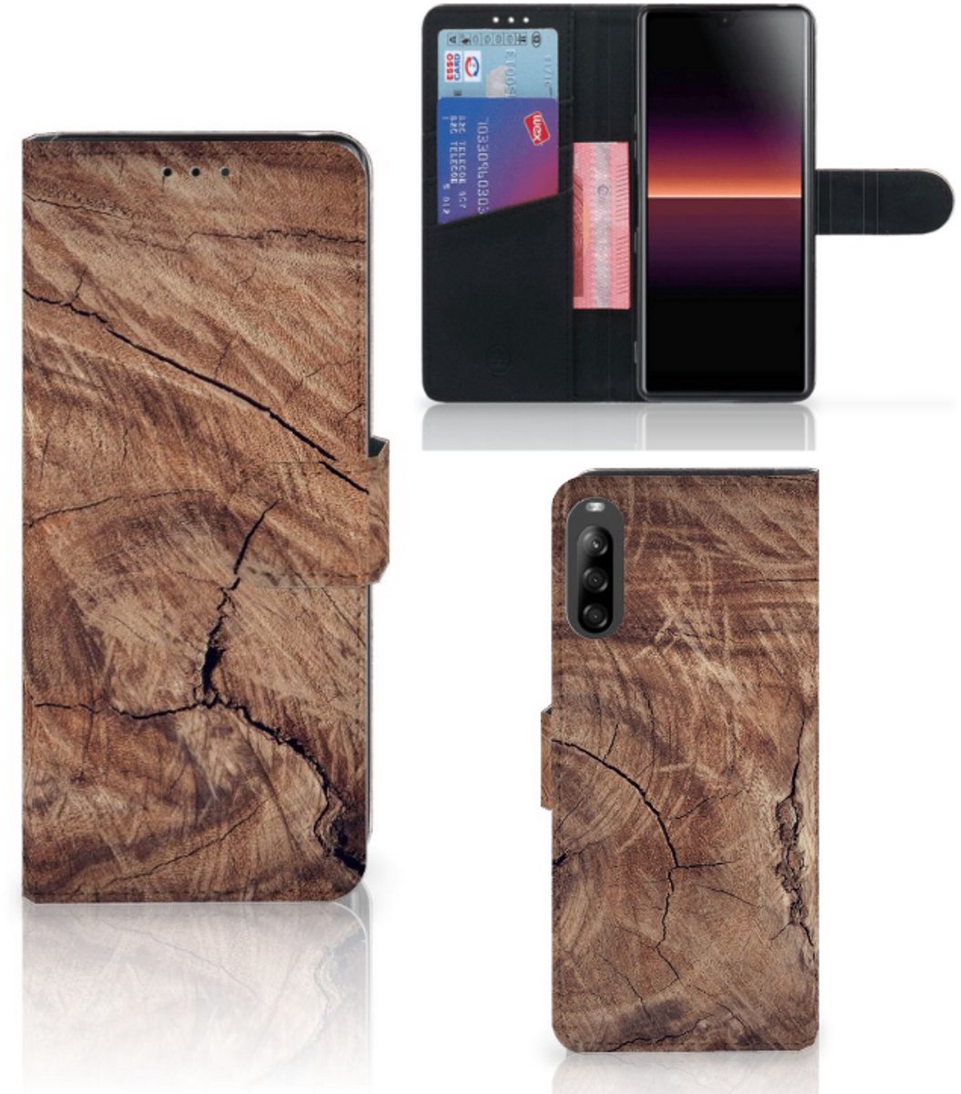 Sony Xperia L4 Book Style Case Tree Trunk