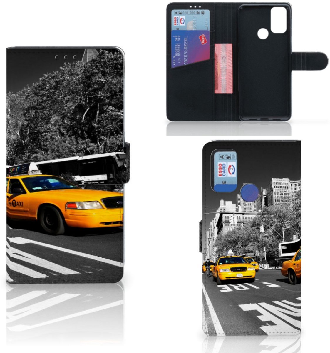 Alcatel 1S (2021) Flip Cover New York Taxi