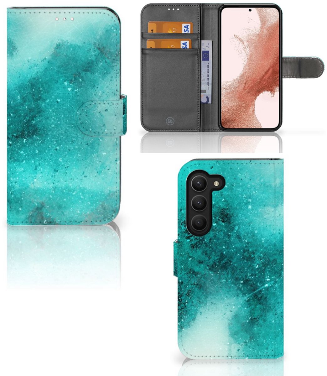 Hoesje Samsung Galaxy S23 Painting Blue