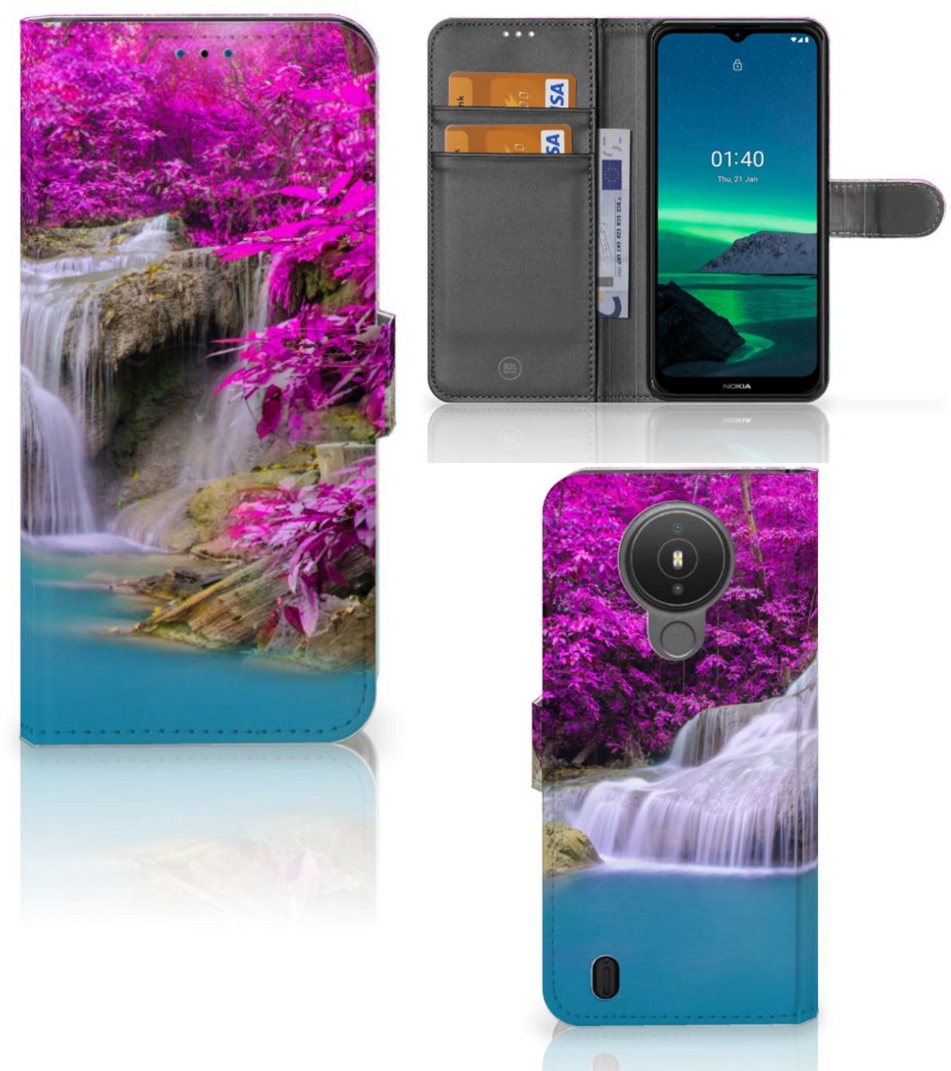 Nokia 1.4 Flip Cover Waterval