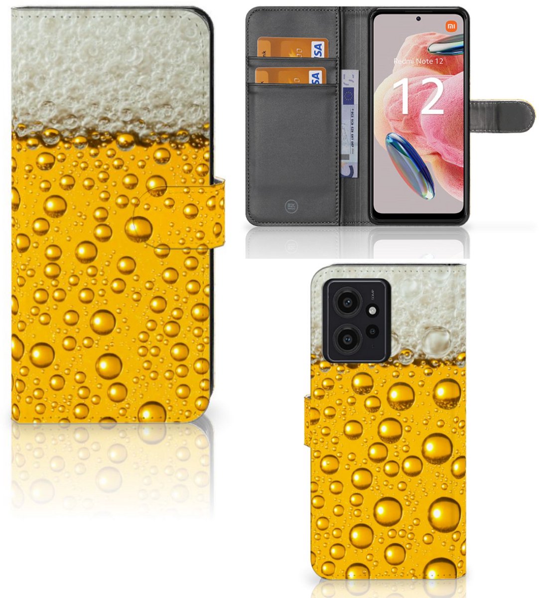 Xiaomi Redmi Note 12 4G Book Cover Bier