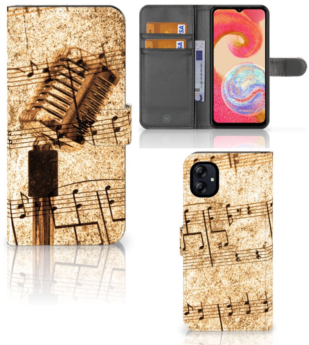 Samsung Galaxy A04e Telefoonhoesje met foto Bladmuziek