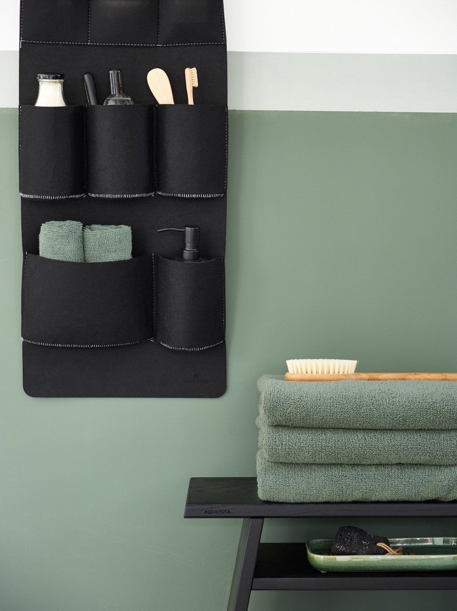 Handdoek Oslo Willow | 70 x 130 cm | Groen | Katoen