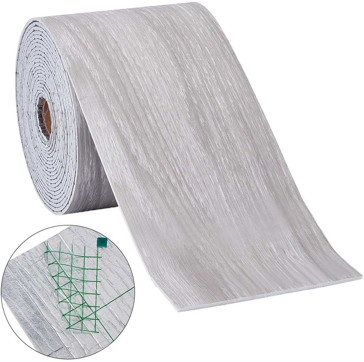 Allecto - Wanddecoratie - Zelfklevend - Waterdicht Pvc - Grijs