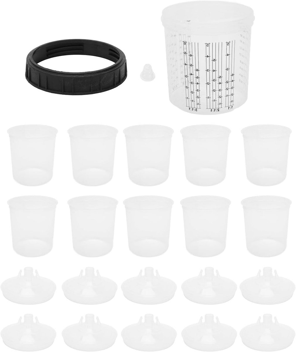 Mengbekerset voor Verfspuit - Handig Systeem voor Autolak, Verfaccessoires en Spuittechniek (0-600ML)