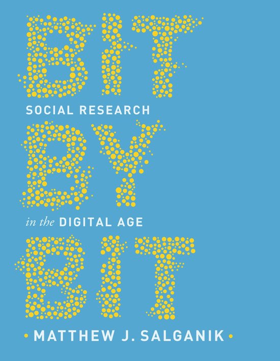 Bit by Bit – Social Research in the Digital Age - cover