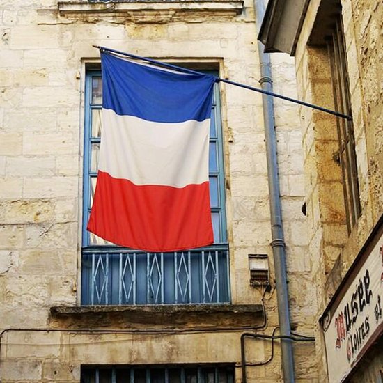 Zwarte Aluminium Vlaggenmast Met Roestvrijstalen Houder – Instelbaar 40-180 Cm, Incl. 150x90 Cm Franse Vlag