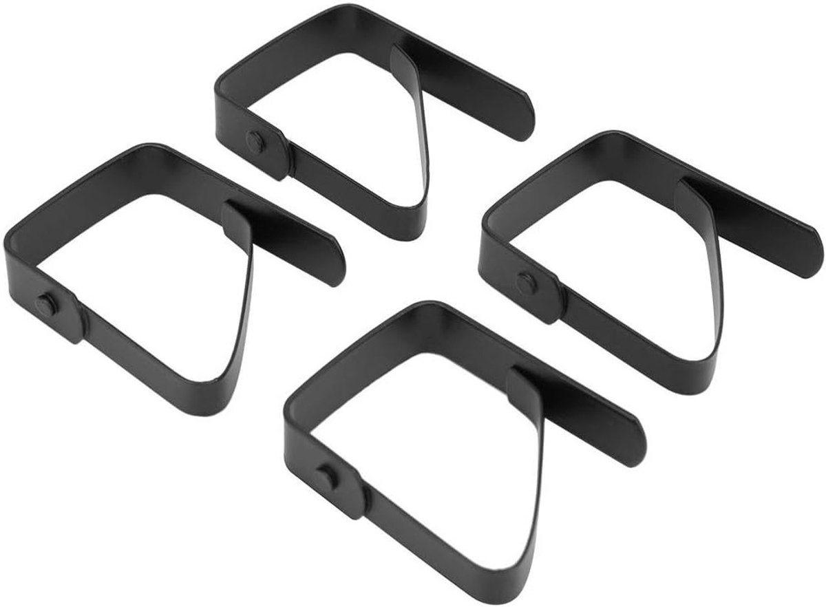 Stalen Tafelkleed Klemmen - Brede Driehoekige Antislip Klemmen voor Gezins- en Buitendining, Perfecte Tafelaccessoires
