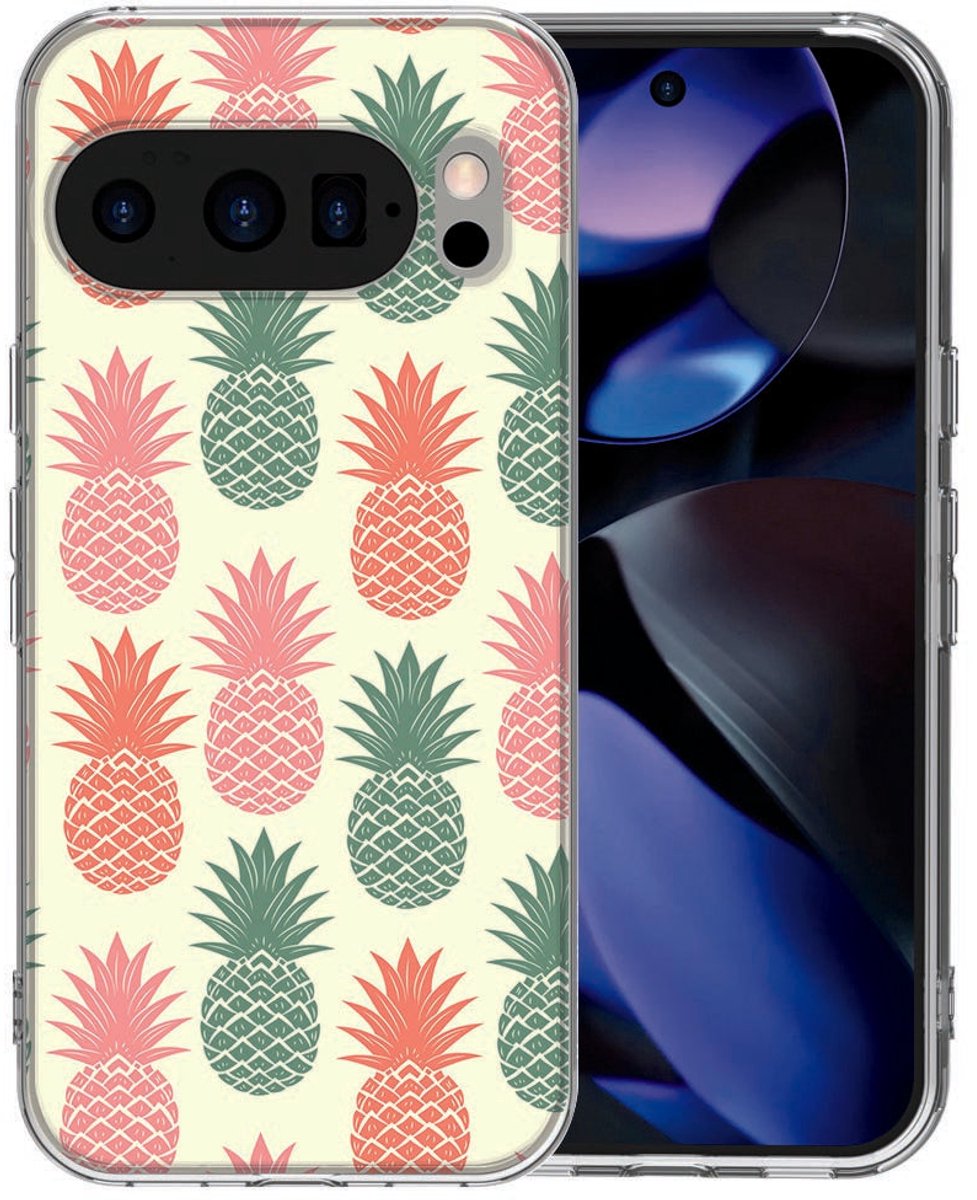 Google Pixel 10 / 10 Pro TPU hoesje Ananas