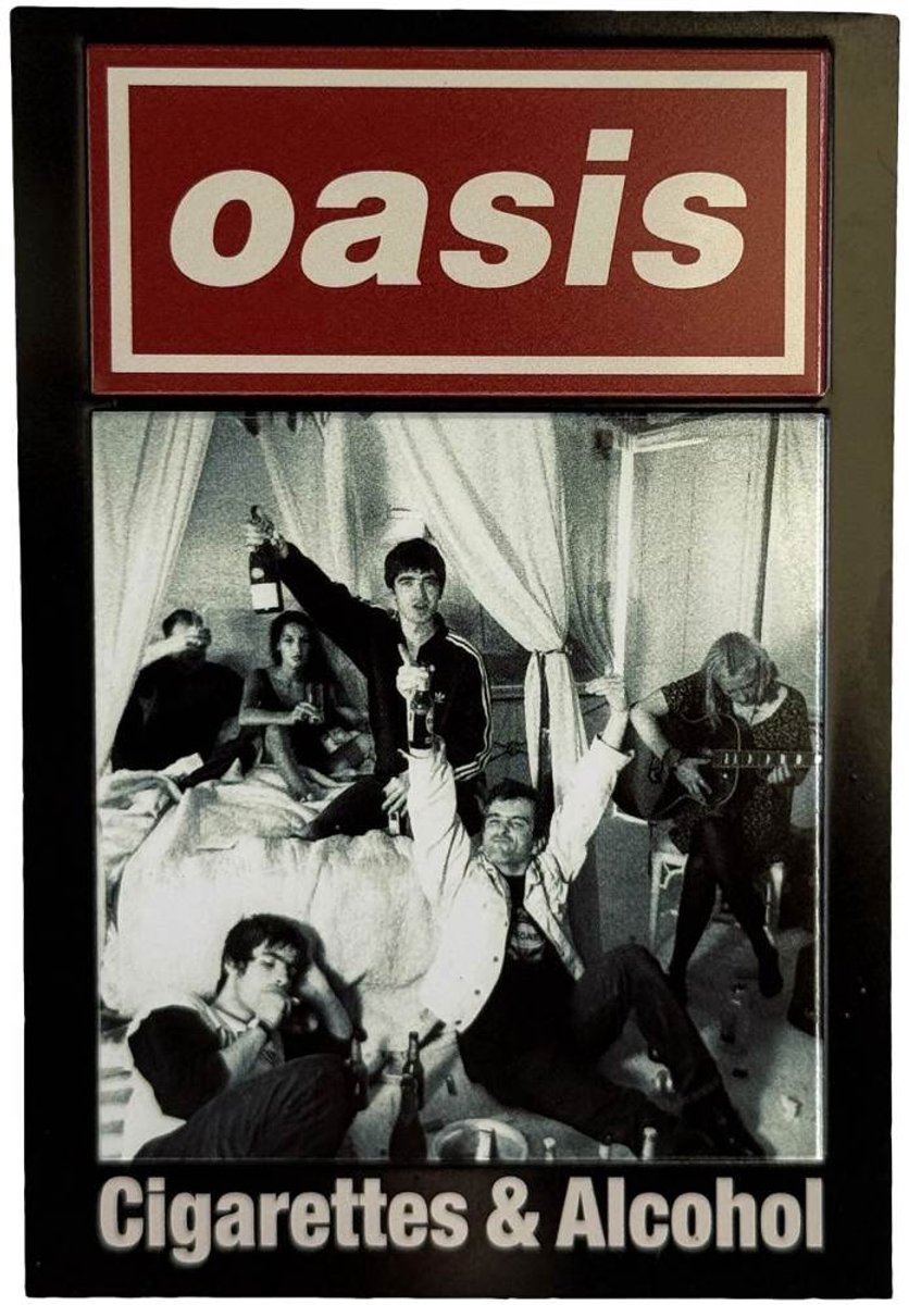 Oasis - Cigarettes & Alcohol Single Koelkastmagneet - Multicolours