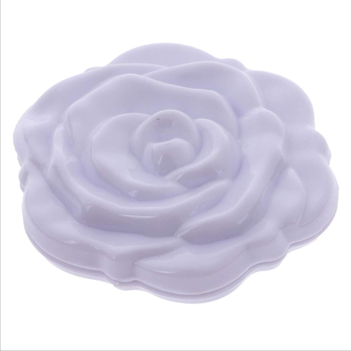 Make-up spiegel - Compacte spiegel - Make-up aanbrengen - Bloem design - 5 stuks - Wit