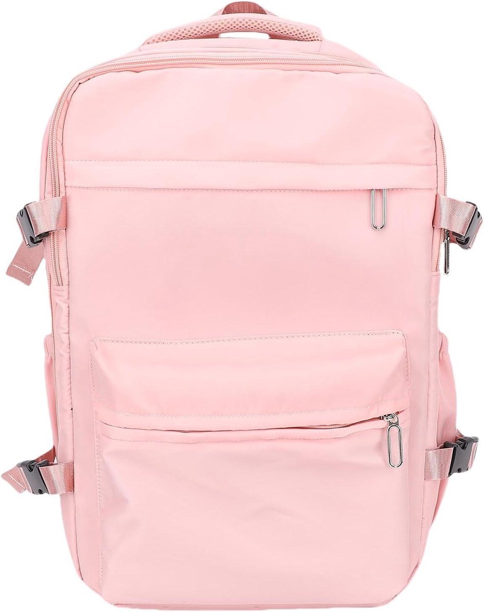 Reisrugzak - Compressie tas - Ruimte besparen - Waterdicht ontwerp - 27 liter - Roze