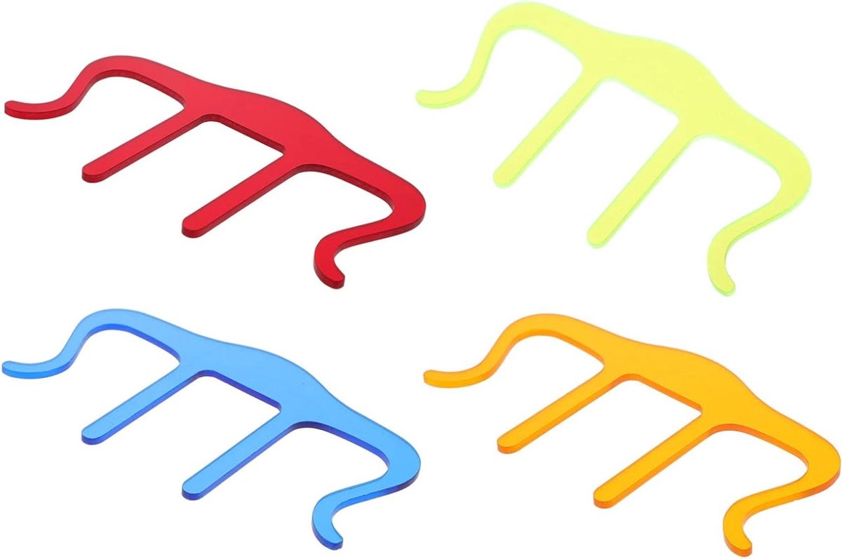 Muziekboek Clips - Bladmuziek Houder - Muziek Lezen - Vormige Clips - 11x6.3CM - Diverse Kleuren