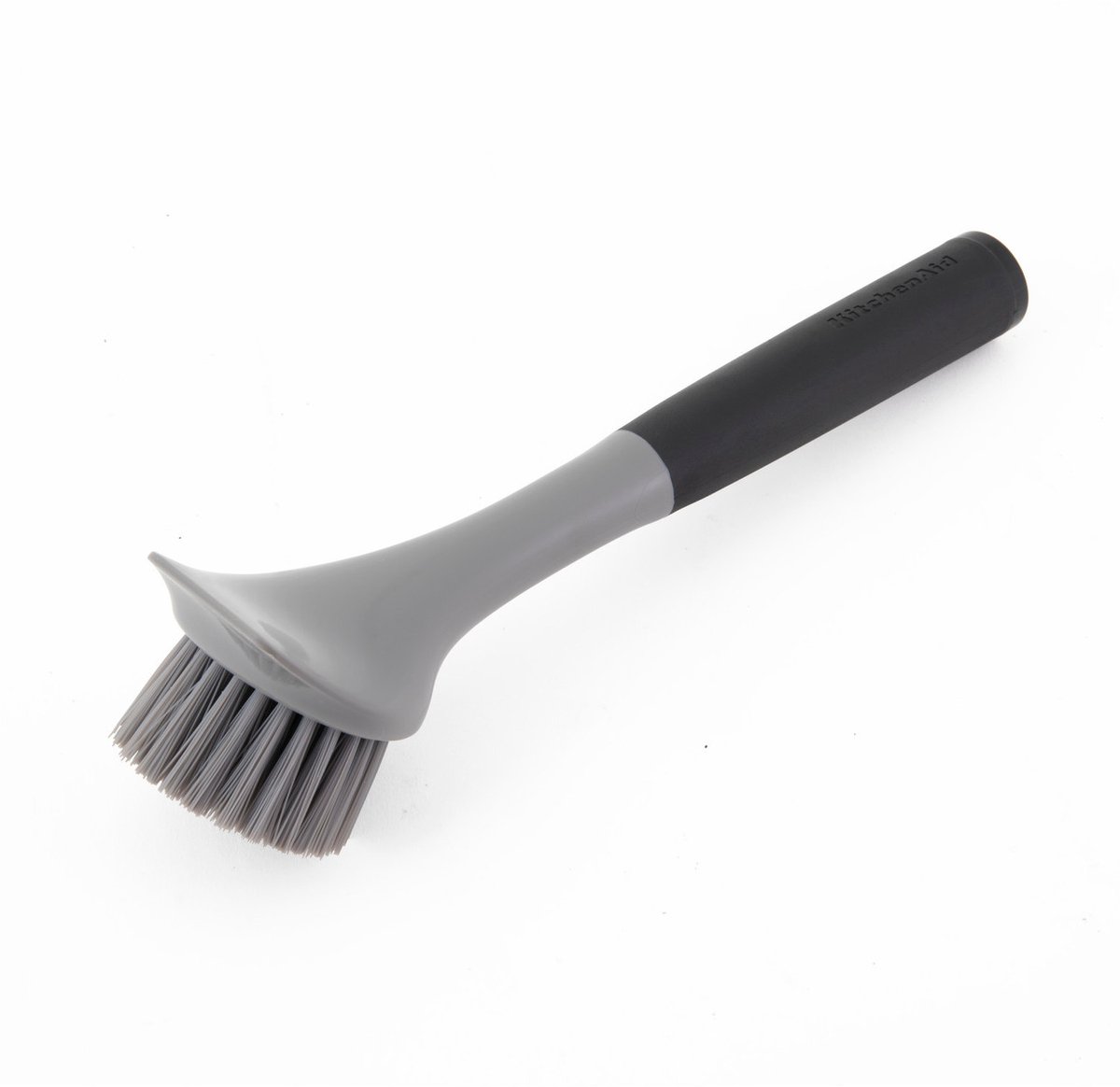 Afwasborstel voor Gietijzer, Kunststof, Nylon, 26 x 5.8 x 6.8 cm, Grijs - KitchenAid
