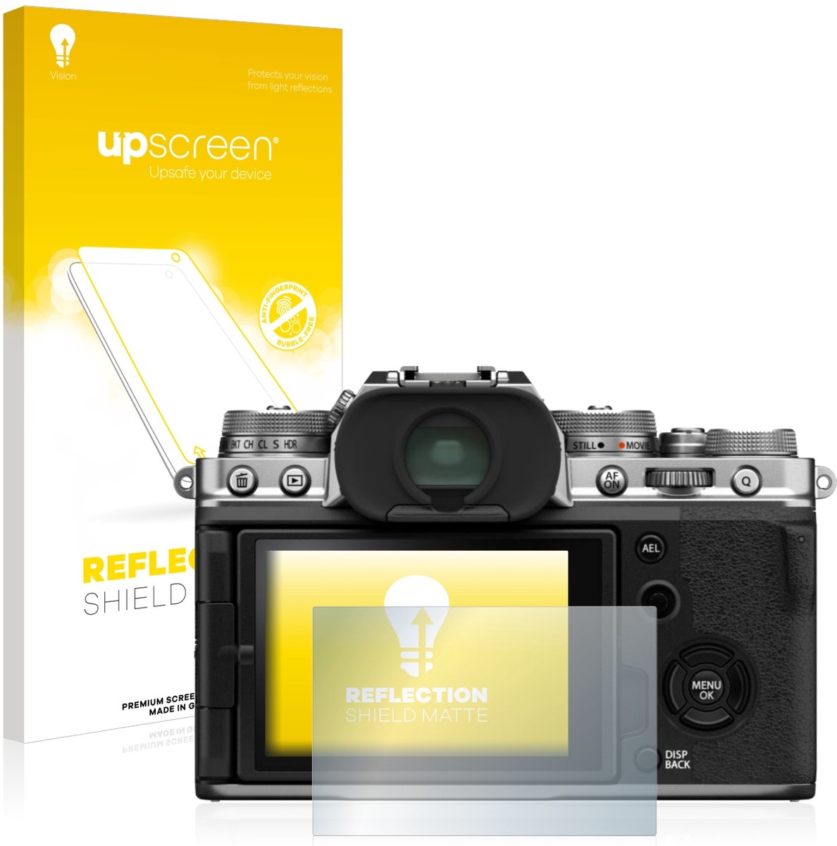 upscreen - Screenprotector voor Fujifilm X-T4 - Folie Beschermfolie anti glare matte