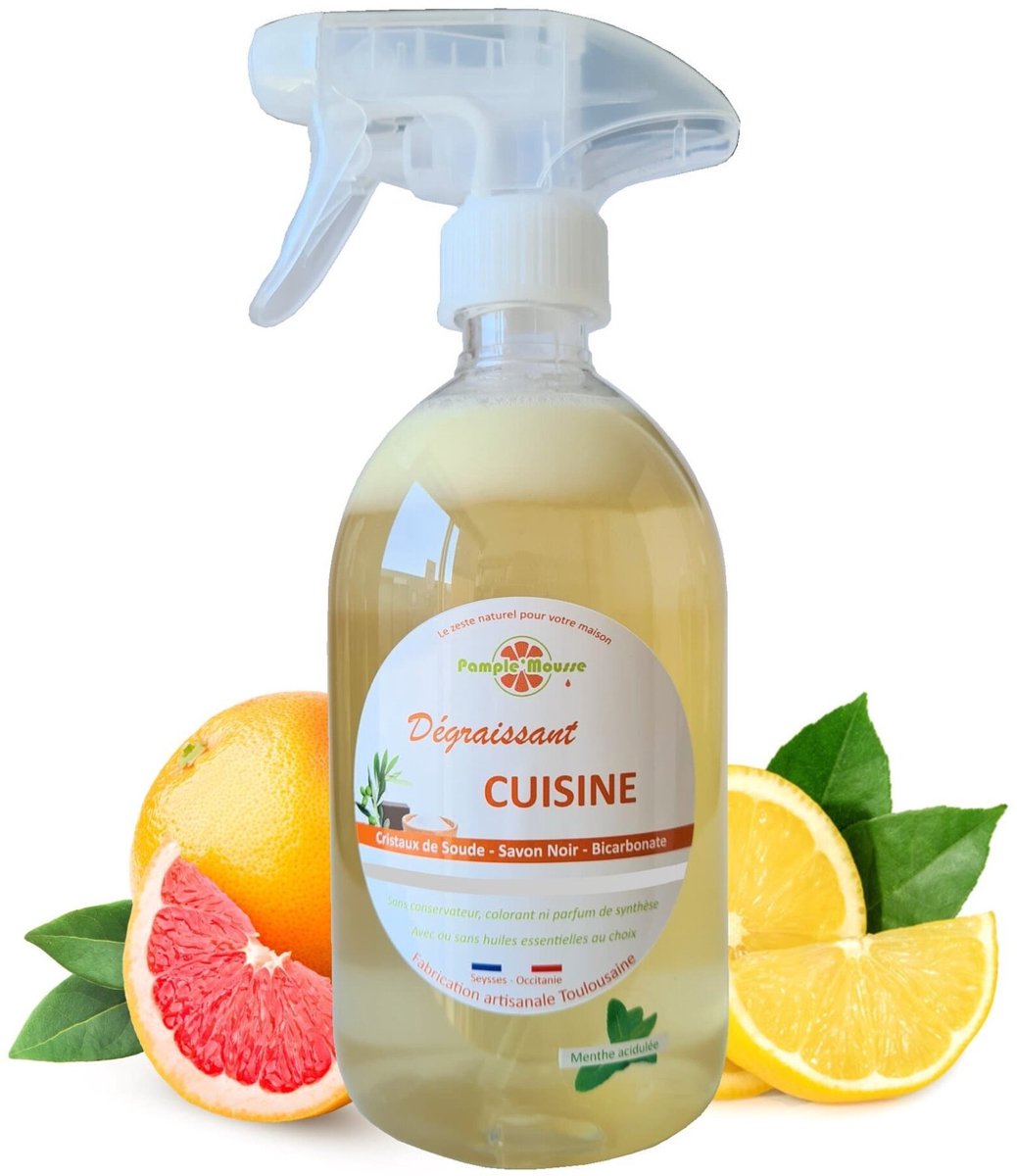100% Plantaardige Marseille keuken spray reiniger SINAS- reinigt - ontvet - Marseille zeep 500ml