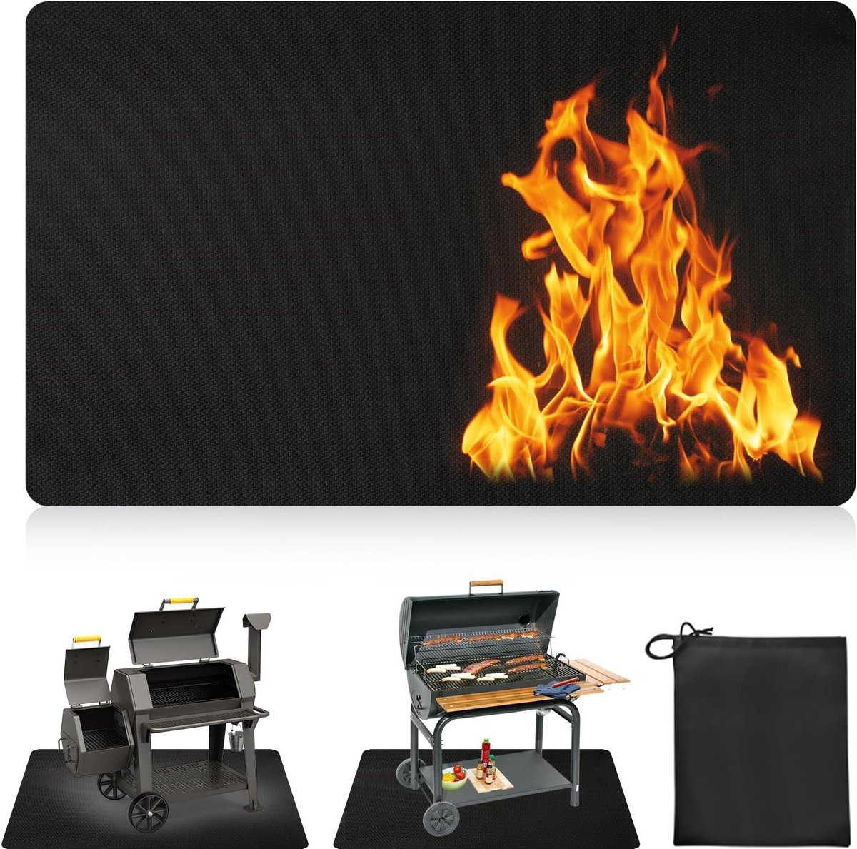 Grillplaat - Bakplaat - Buiten koken - Gelijkmatige warmte - Universeel formaat - Zilver