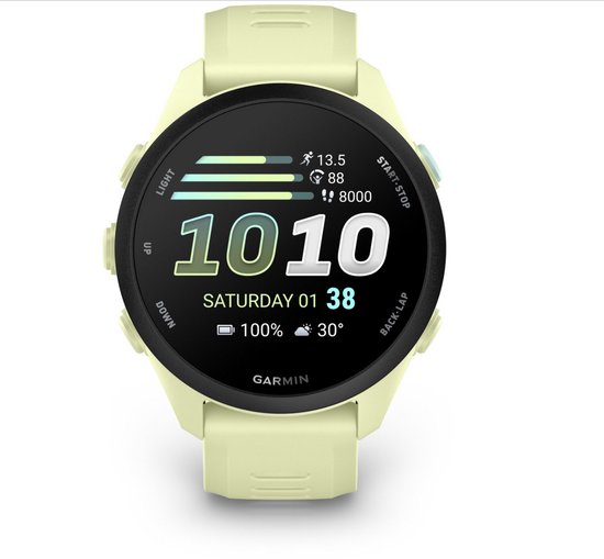 Garmin Forerunner® 70 - GPS hardloophorloge - 42,6 mm - Geel