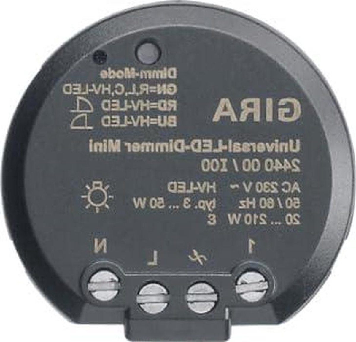 Universele LED Dimmer - Mini Dimmer - Verlichting Regelen - Compact Ontwerp - 109 g - Onbekend