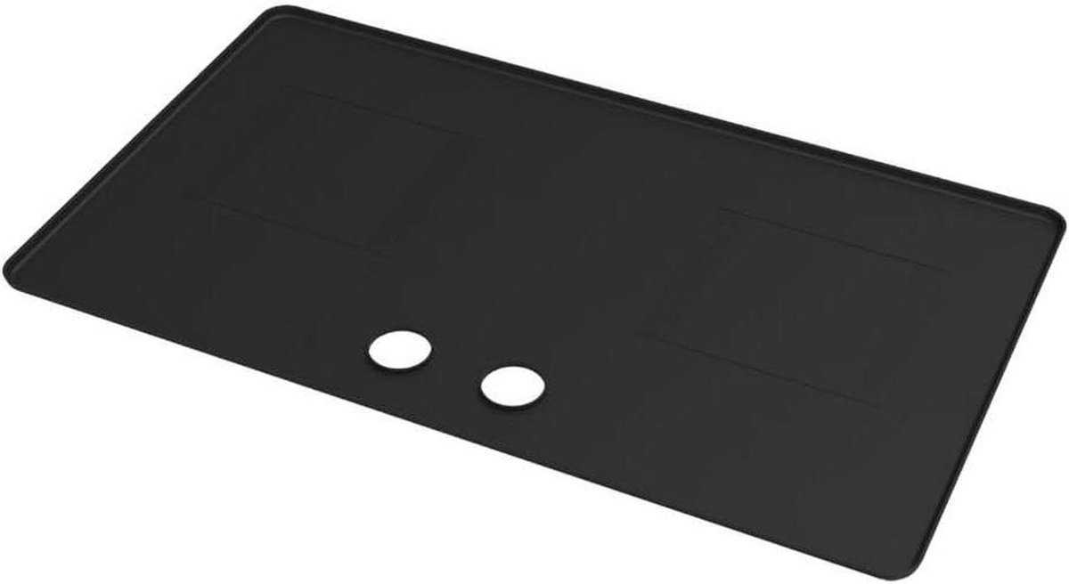 Kookplaat Beschermmat Hittebestendige Mat Keuken Beschermen Antislip Ontwerp 79 cm Zwart