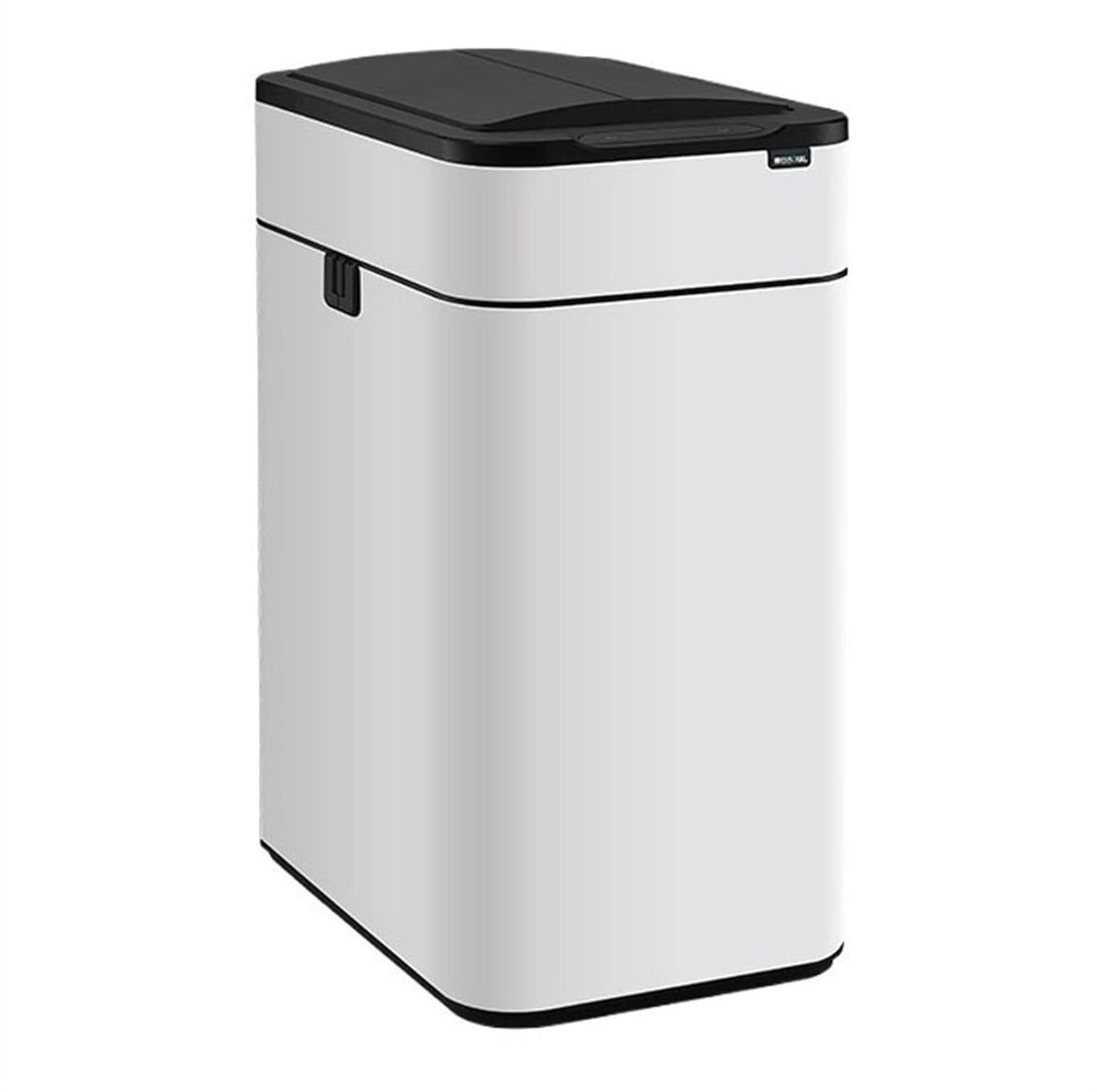 Automatische Prullenbak - Keuken Afvalbak - Hygiënisch Werken - Vleugelopen Deksel - 15L - Wit