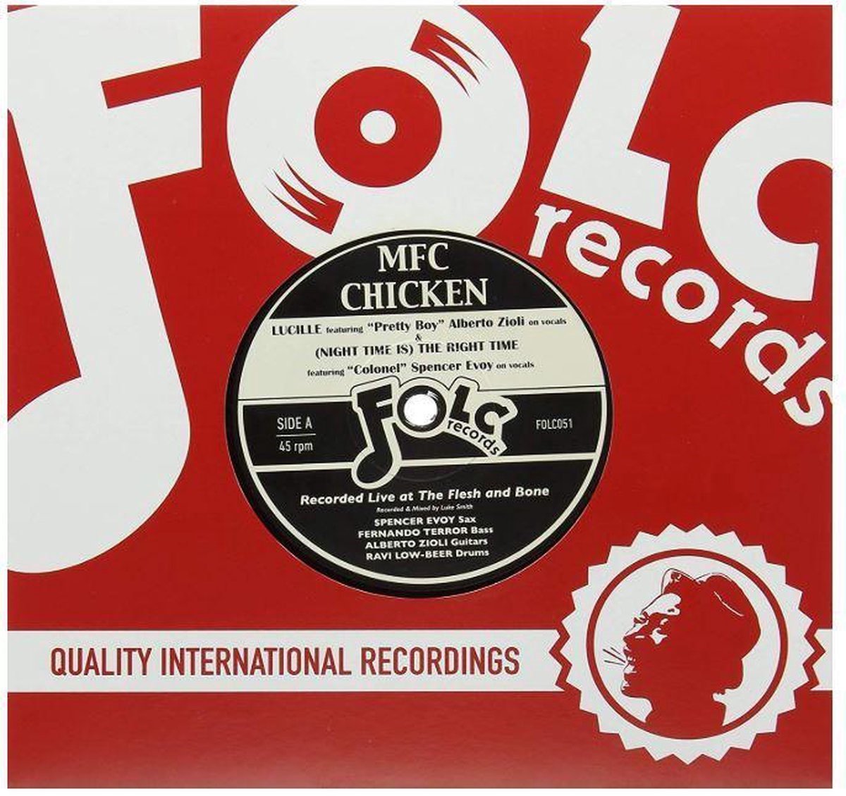 MFC Chicken - Live At The Flesh And Bone (7" Single)