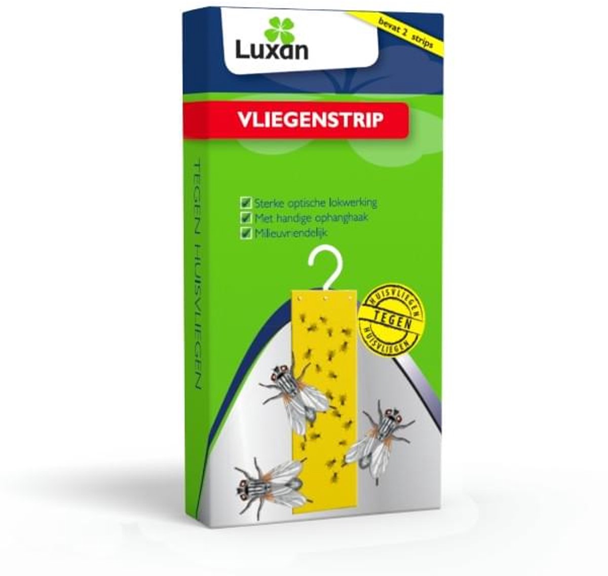 Luxan Vliegenstrip (2 stuks) - Effectieve Insectenval - Met gratis cheatsheet