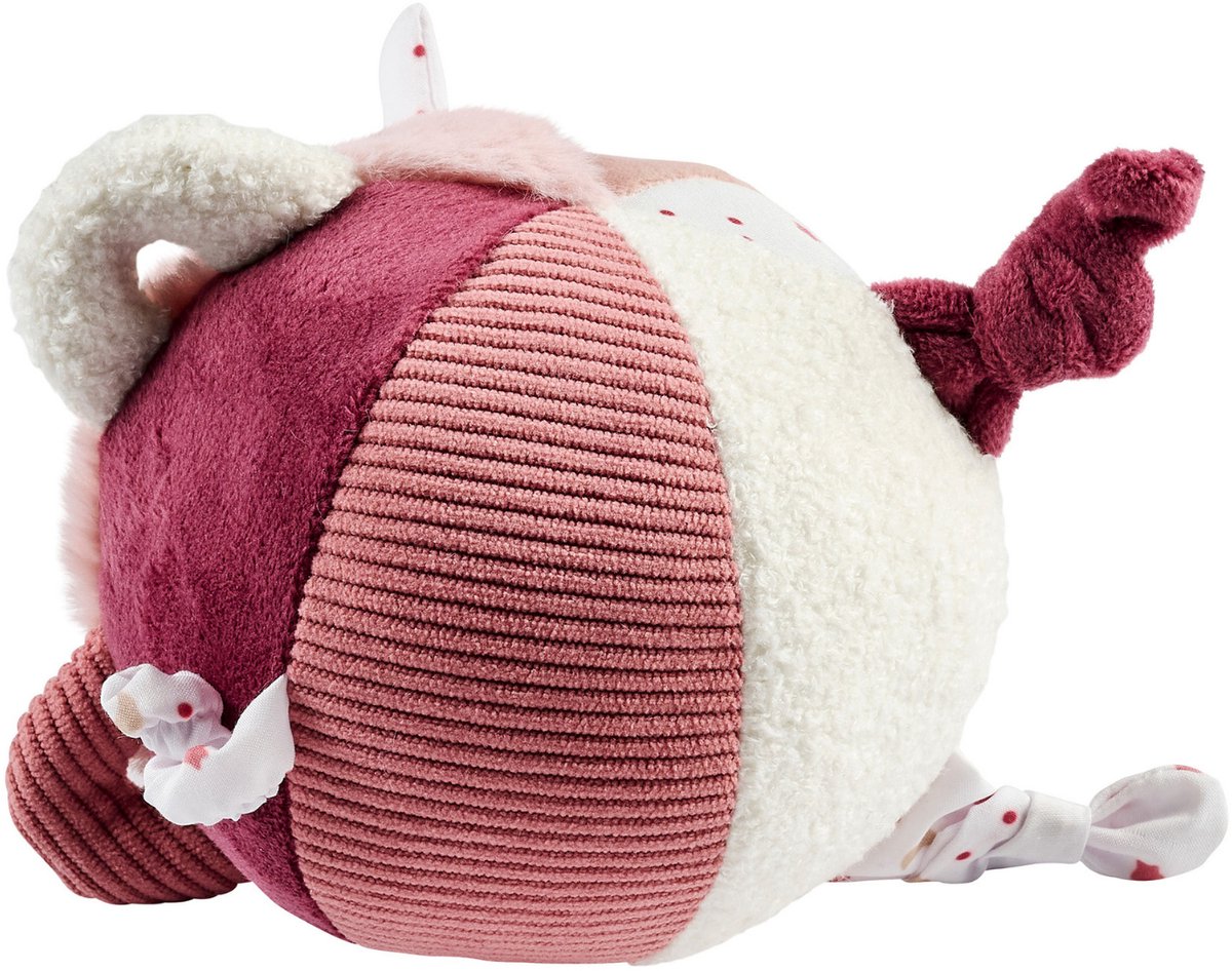 Nattou Lapidou Knuffel Activiteitenbal - Sensorisch Speelgoed - 15 cm - Poederroze
