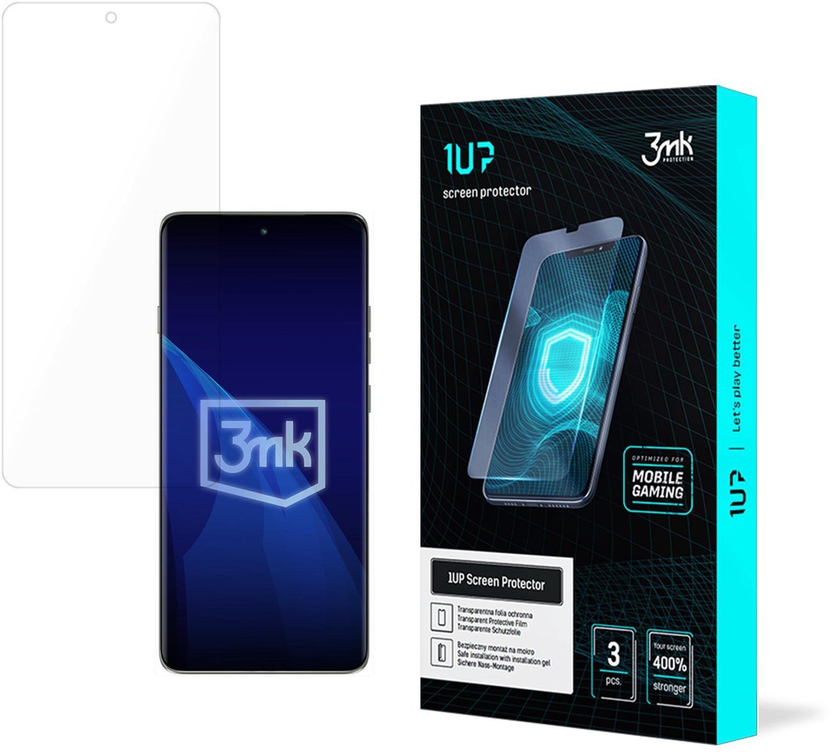 3Mk 1Up Schermbescherming Tegen Krassen Voor Motorola Edge 60 Pro B