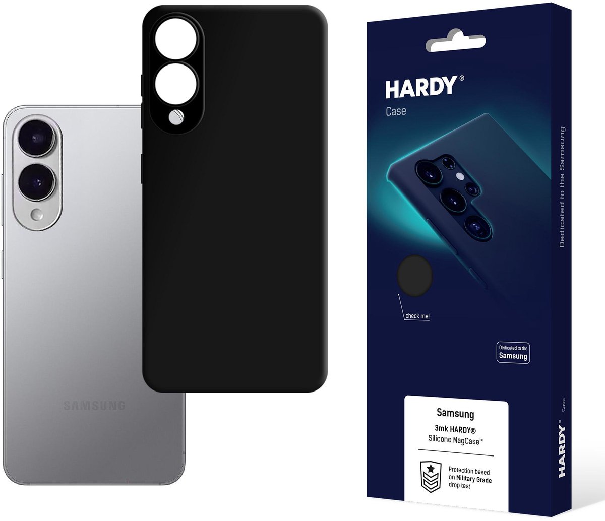 3Mk Hardy Silicone Magcase Voor Samsung Galaxy S25 Edge Silicone Hoesje