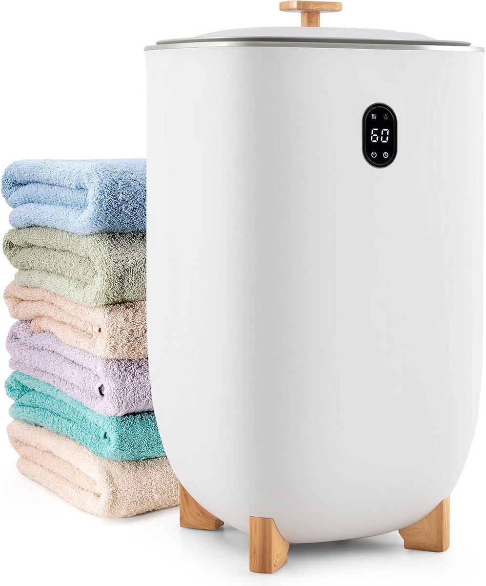 Handdoekwarmer Badkamer Droger Textiel Drogen Met Aromaschaal 35 Liter Wit