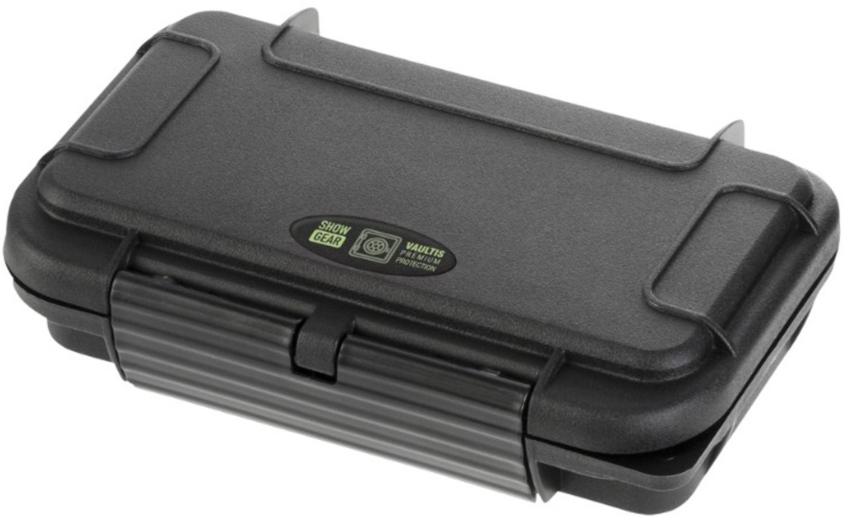 Showgear Vaultis 1 ABS transport case, zwart, IP-67