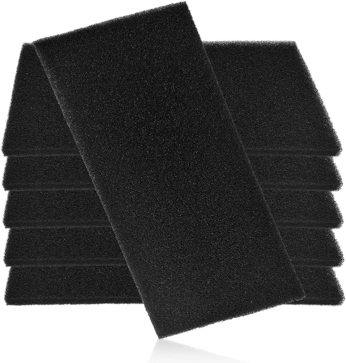 Hoogwaardige Sponsfilter Pads - 6 Stuks voor Wasmachines en Drogers, Lintvanger en Verbeterde Luchtstroom, 22.5 x 10.7 x 0.8 cm