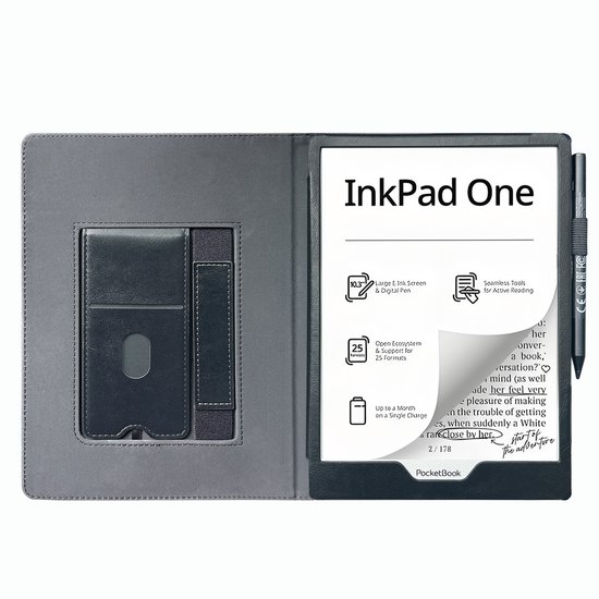 Goodline® - Hoesje geschikt voor de Pocketbook Inkpad One (10,3") PB1030 - 2in1 Stand Cover / Hoesje / Sleepcover - Zwart van Goodline — afbeelding 5