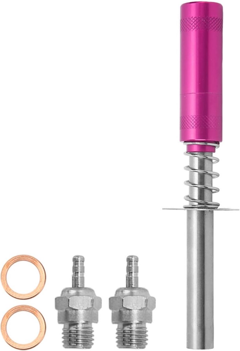 RC Motorstartset Lichtgewicht Draagbaar met N3 Glow Plug, Eenvoudig in Gebruik voor Olie Aangedreven Auto's en Vliegtuigen met Afstandsbediening - Perfect voor Hobbyisten