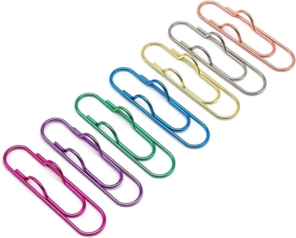 Set van 7 Kleurige Metalen Penhouders, Herbruikbare Organizers voor Notitieboek, Planner en Journal, Ideaal voor School en Kantoor — cadeau in Cadeau-ideeën - foto 2