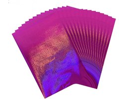 100 Stuks Metallic Hot Foil in Diverse Kleuren voor Scrapbooking en Creatieve Projecten, 7.9x11.4 Inch, Geschikt voor Laserprinters en Laminators