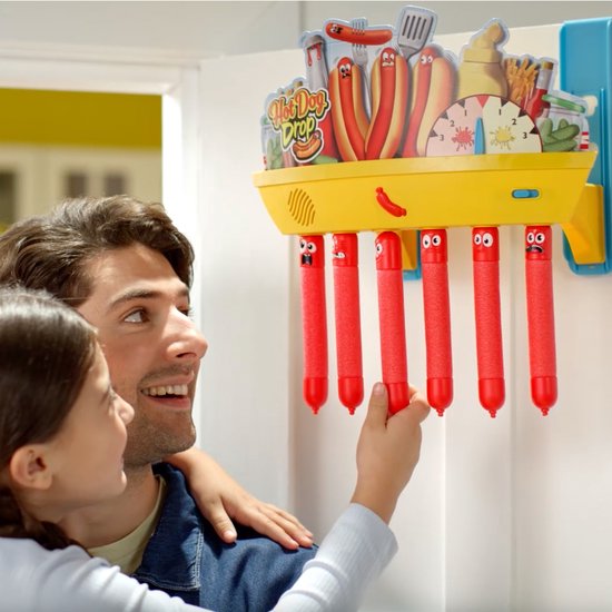 Hot Dog Drop Spel - Vang de vallende worstjes - Leuk familie actiespel
