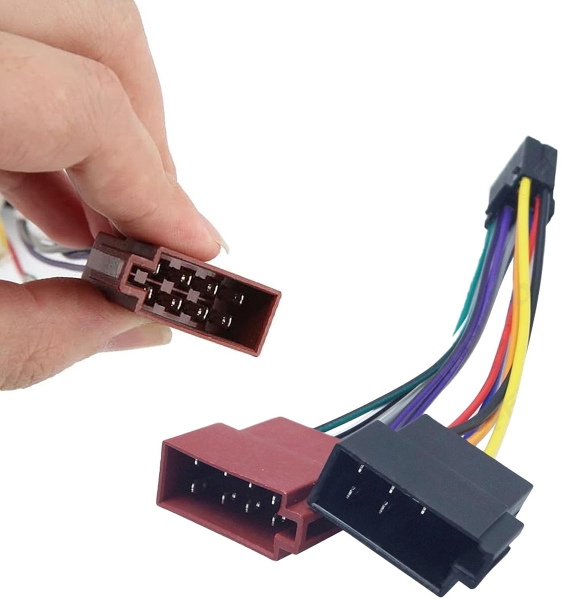 Dailygoods - Dailygoody - ISO Radio Adapter - 16-Pins aansluiting - Aftermarket stereo voor auto - Ideaal voor installatie - Geschikt voor verschillende modellen -..