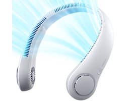 Jisulife Neck Fan 3 - Draagbare Nekventilator - Handsfree met 5 Snelheden - 13,5 Uur Batterijduur - Stille 360° Luchtstroom