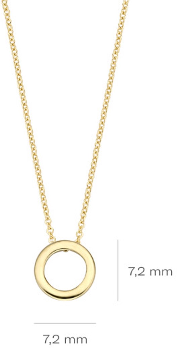 Blush Collier 3083YGO Dames Ketting – 42cm