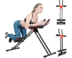 D&A Buikspiertrainers - Buiktrainer - Ab trainer - Buik trainers - 5 Versnellingsverstellingen - Verstelbaar - Antislip - Zwart